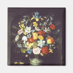 Georg Flegel Big Stück Blume (in Nische) Magnet