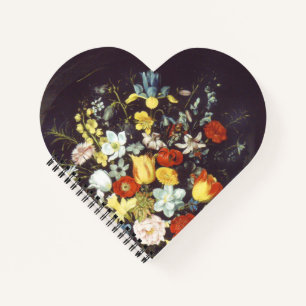 Georg Flegel Big Stück Blume (in Nische) Notizblock