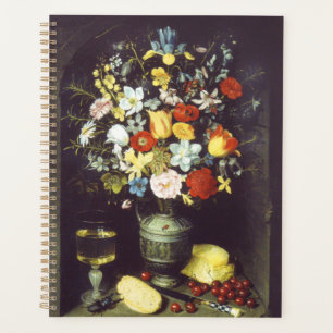Georg Flegel Big Stück Blume (in Nische) Planer