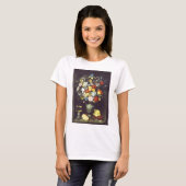 Georg Flegel Big Stück Blume (in Nische) T-Shirt (Vorne ganz)