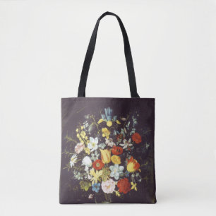 Georg Flegel Großes Blumenstück (in Nische) Tasche
