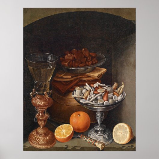 Georg Flegel Still Life mit Candy Poster (Vorne)
