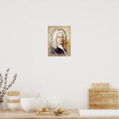 Georg Friedrich Händel Portrait im Aquarell Style Poster (Küche)