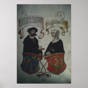 Georg Fugger his wife Regina Imhoff, 'Geheim Poster