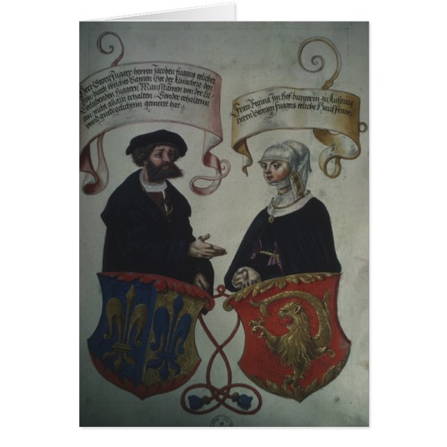 Georg Fugger seine Ehefrau Regina Imhoff, 'Geheim (Vorne)