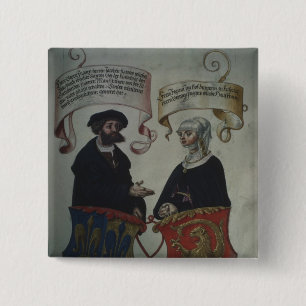 Georg Fugger seine Ehefrau Regina Imhoff, 'Geheim Button