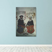 Georg Fugger seine Ehefrau Regina Imhoff, Geheim Leinwanddruck (Insitu (Holzboden))