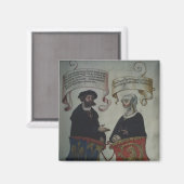 Georg Fugger seine Ehefrau Regina Imhoff, Geheim Magnet (Vorderseite/Rückseite)