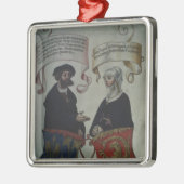 Georg Fugger seine Ehefrau Regina Imhoff, 'Geheim Ornament Aus Metall (Links)