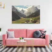 Georg Macco Trafoi Am Ortler Leinwanddruck (Insitu (Wohnzimmer))