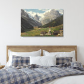 Georg Macco Trafoi Am Ortler Leinwanddruck (Insitu (Schlafzimmer))