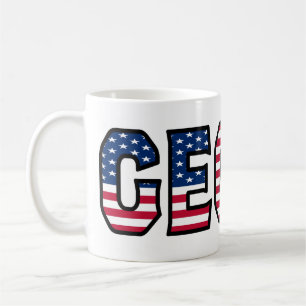 Georg Name Vorname USA styled Tasse Kaffeetasse