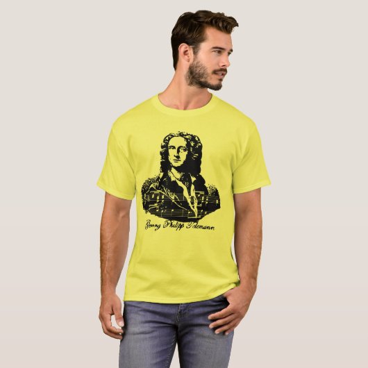 GEORG PHILIPP TELEMANN T-Shirt (Vorne ganz)