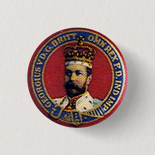 Georg V. - Knopf Button (Vorderseite)