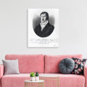 Georg Wilhelm Friedrich Hegel Leinwanddruck (Insitu (Wohnzimmer))