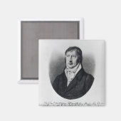 Georg Wilhelm Friedrich Hegel Magnet (Vorderseite/Rückseite)