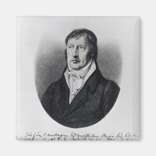 Georg Wilhelm Friedrich Hegel Magnet (Vorne)