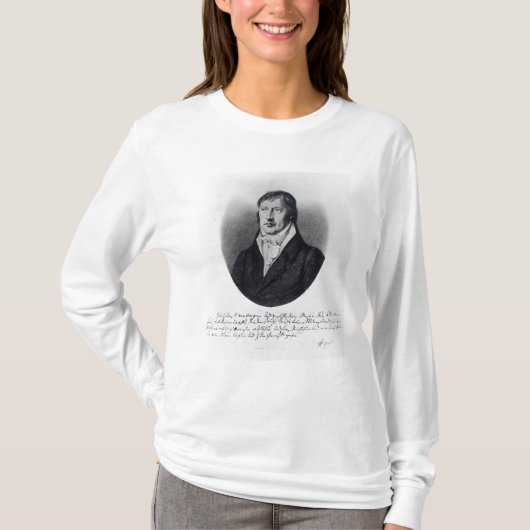 Georg Wilhelm Friedrich Hegel T-Shirt (Vorderseite)
