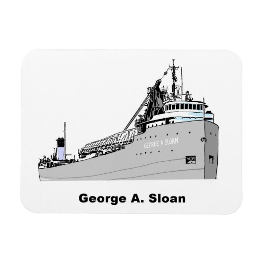 George A. Sloan Magnet (Horizontal)