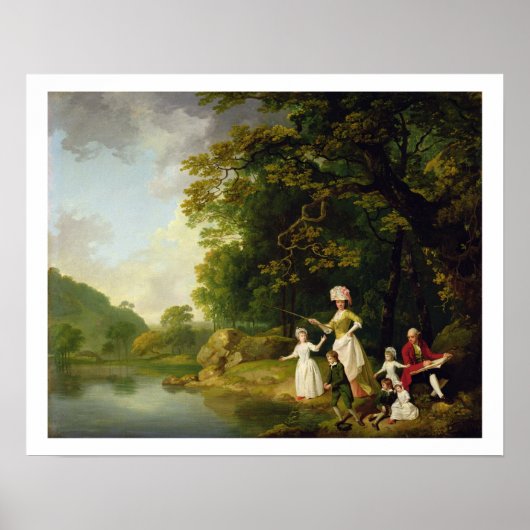 George and Mary Browne with their Five Elder Child Poster (Vorne)