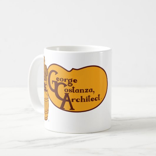 George Architect Classic Mug, 11 oz Kaffeetasse (Vorderseite Links)
