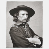 GEORGE ARMSTRONG CUSTER FLEECEDECKE (Vorderseite)