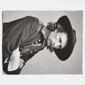 GEORGE ARMSTRONG CUSTER FLEECEDECKE (Vorderseite (Horizontal))