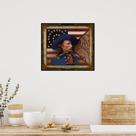 George Armstrong Custer Poster (Küche)