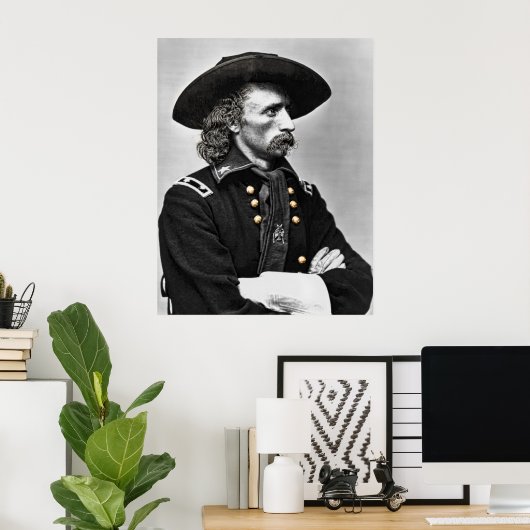 GEORGE ARMSTRONG CUSTER POSTER (Heimbüro)