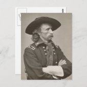 George Armstrong Custer Postkarte (Vorne/Hinten)
