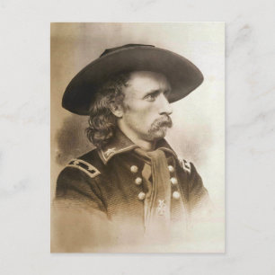 George Armstrong Custer um die 1860er Postkarte