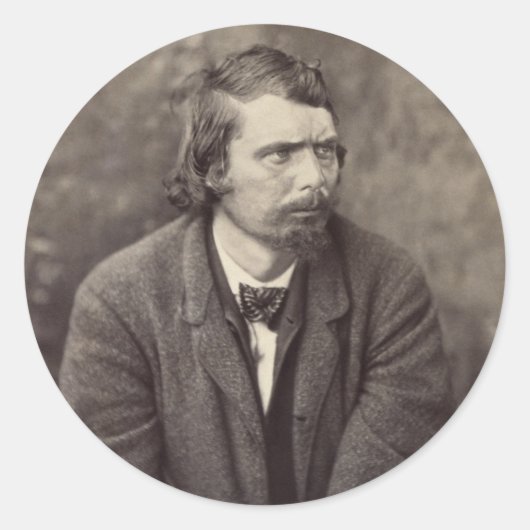 George Atzerodt Lincoln Ermordung Verschwörer Runder Aufkleber (Vorderseite)
