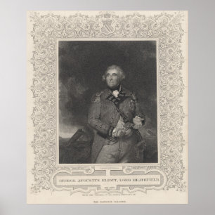 George Augustus Eliott, 1st Baron Heathfield Poster