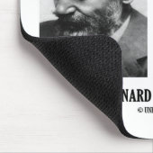 George B. Shaw I glauben nicht an Umstände Mousepad (Ecke)