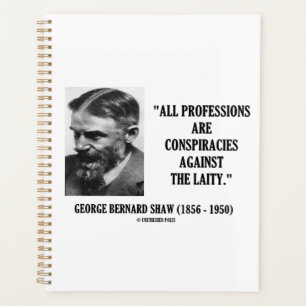 George B. Shaw Professions Conspiracies Laity Planer