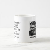 George B. Shaw, wenn die Ökonomen keine Schlussfol Kaffeetasse (Mittel)