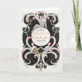 George Barbier, Art Deco Dankeschön Card Dankeskarte (Vorderseite)