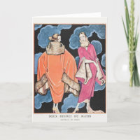 George Barbier, Art Deco Dankeschön Card