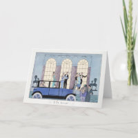 George Barbier, Art Deco Dankeschön Card