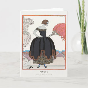 George Barbier, Art Deco Dankeskarten Dankeskarte
