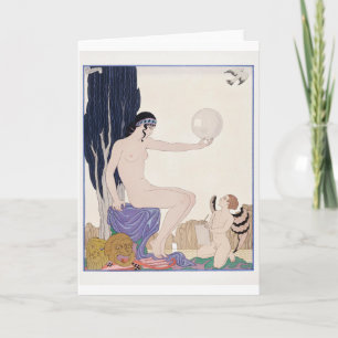 George Barbier, Art Deco Dankeskarten Dankeskarte