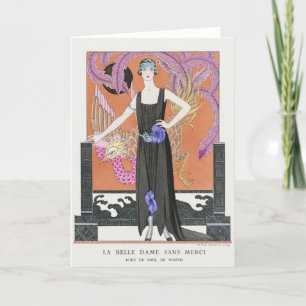 George Barbier, Art Deco Dankeskarten Dankeskarte