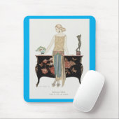 George Barbier Art Deco fashion Mousepad (Mit Mouse)