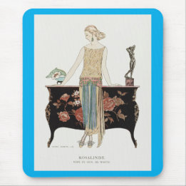 George Barbier Art Deco fashion Mousepad