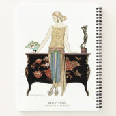 George Barbier Art Deco fashion Notizblock (Rückseite)