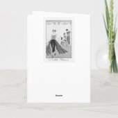 George Barbier Art Deco Fasho Danke der Karte (Rückseite)