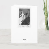 George Barbier Art Deco Fasho Danke der Karte (Rückseite)