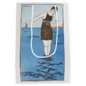 George Barbier, Art Deco Medium Geschenktasche Mittlere Geschenktüte (Rückseite)