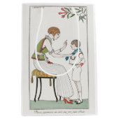 George Barbier, Art Deco Medium Geschenktasche Mittlere Geschenktüte (Vorderseite)