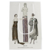 George Barbier, Art Deco Medium Geschenktasche Mittlere Geschenktüte (Rückseite)